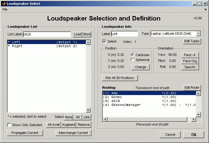CalVal Loudspeaker Select