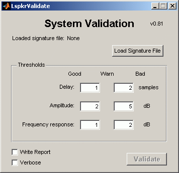 CalVal Validate Signature