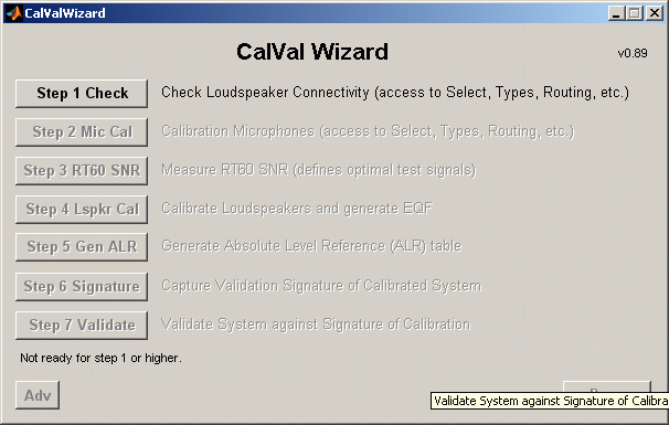CalVal Wizard